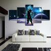 Keine gerahmte Leinwand 5 Panel Anime Geschenk Sohn Ultra Modular Wandkunst HD Poster Bilder Gemälde Wohnkultur Wohnzimmer Dekoration