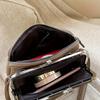 Women's Fashion PU Leather Crossbody Bag, Multi-Layer Shoulder Purse With Adjustable Strap