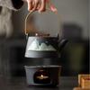 Distant Mountain Ceramic Teapot & Tea Warmer Set