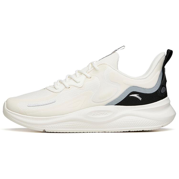 New Anta Ling Yun 2 Slip Resistant, Abrasion Resistant, Breathable Low Top Running Shoes Men's White Black 112145541R-6