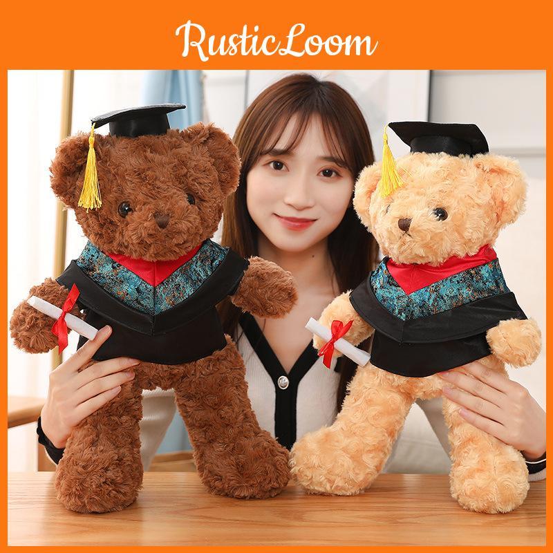 Bear Plush Drteddy Toy Cartoon Stuffed Animal Doll Decoration Graduation Gift