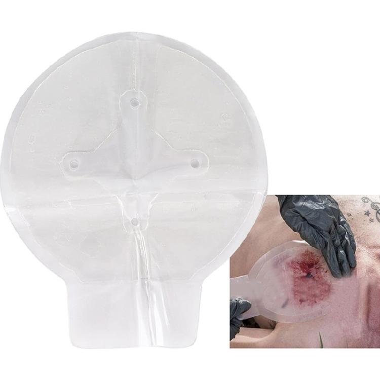 Square Medically Chest Seal Vented Dressing Bandages Chest Seal Vented First Aids Patches Outdoor Emergency Medically Tool