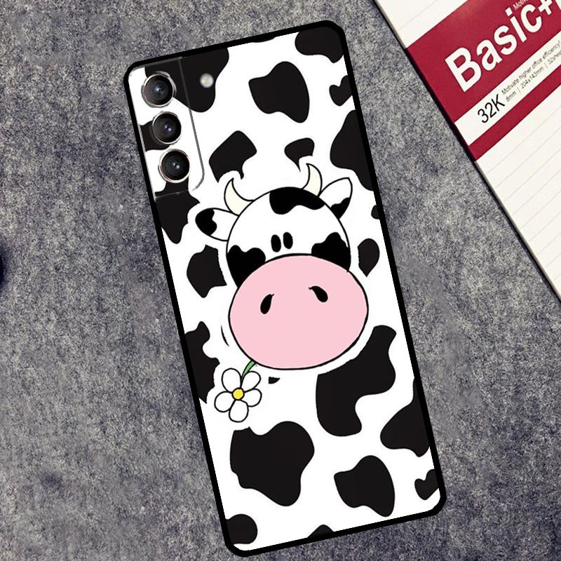 Cut Cow Case For Samsung Galaxy S26 S25 Ultra S20 S21 S22 S23 S24 Ultra S10 Plus S25 FE Cover Coque
