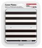Plate Black X Dress-up No.006 (Border White)