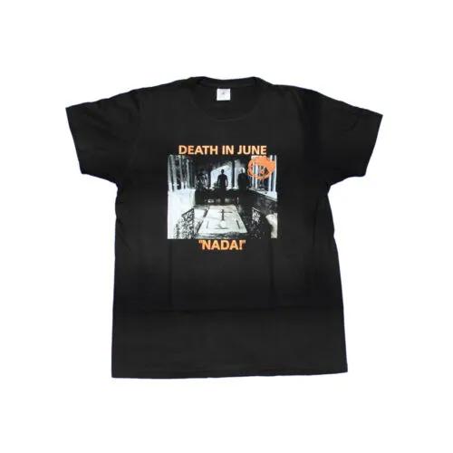 Unisex Short Sleeve Crew Neck Cotton T Shirt Death In June Nada! L