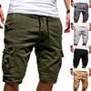 Men's Cargo Shorts Loose Fit Breathable Multi-Pocket for Street Sports and Casual Wear