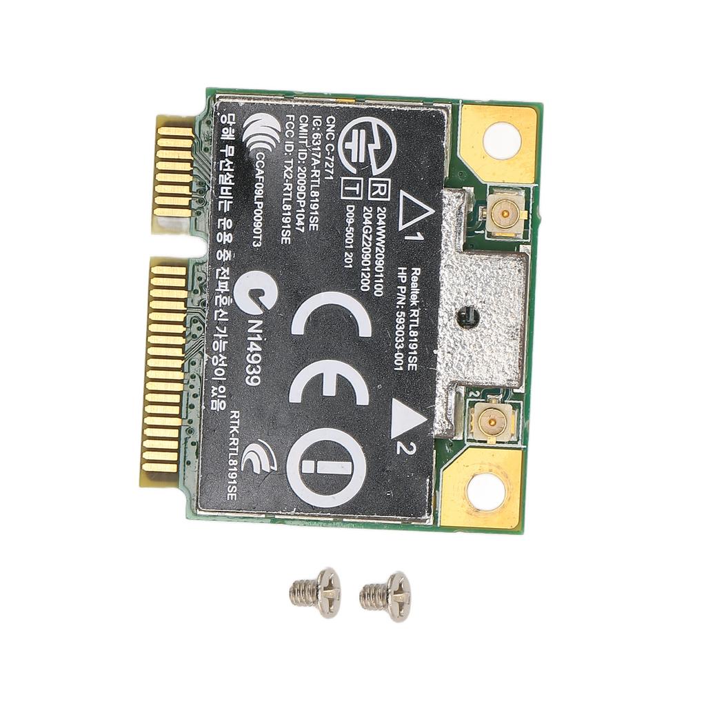 Mini-PCI-E WLAN-Karte Langlebige Platine 2,4 GHz 150 Mbit/s Stabile Drahtlose Netzwerkkarte für Computer