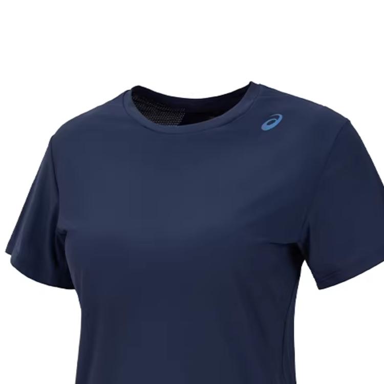 Asics Moisture Wicking UV Protection Solid Color SS26 Running T-Shirt Women tops 2012D526-400