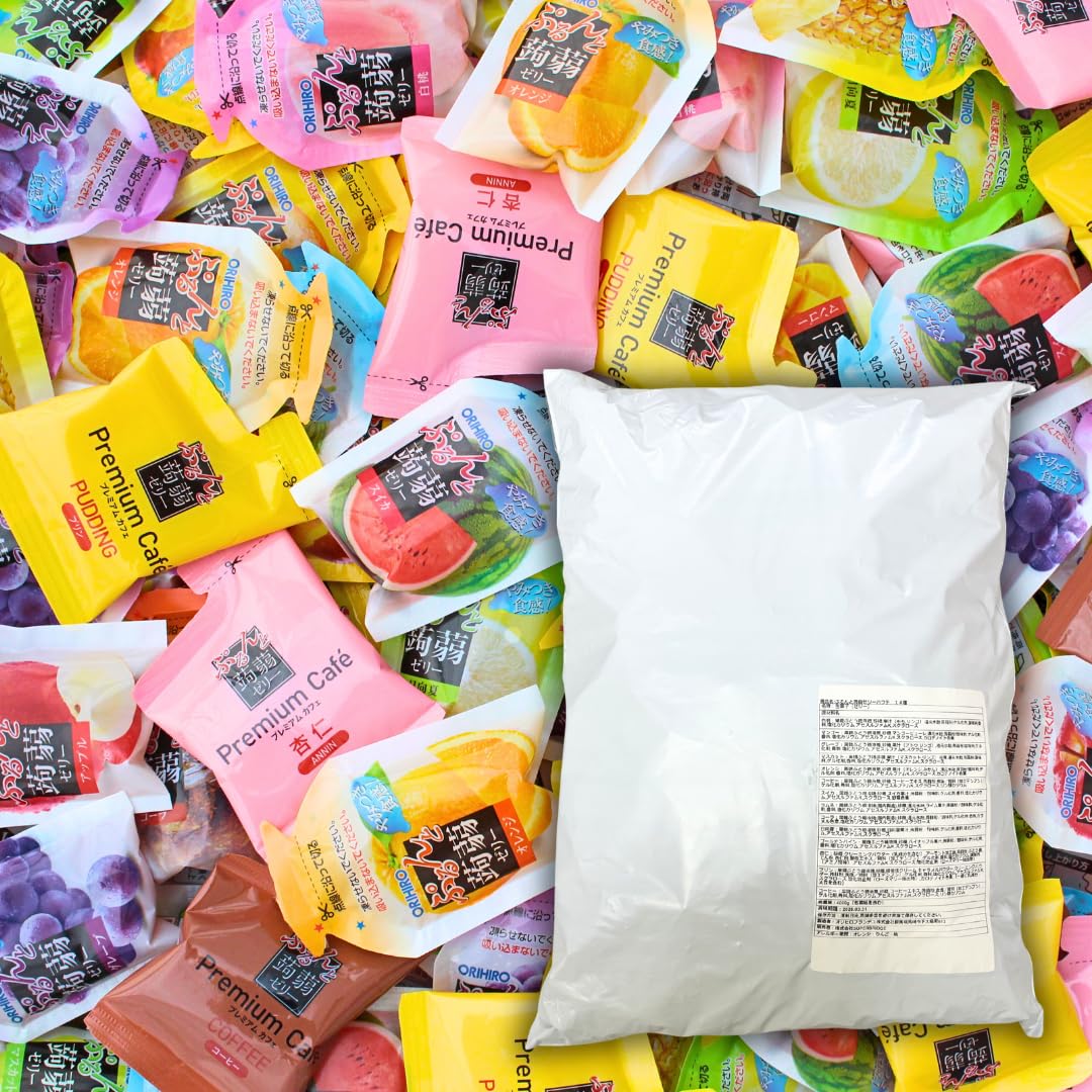 

Purunto Konnyaku Jelly Dream Pack 4000g by Value Large Tasting Set with Diet Konnyaku Purunto Konnyaku UP GIFT Package (14 flavors) ORIHIRO. Pack,