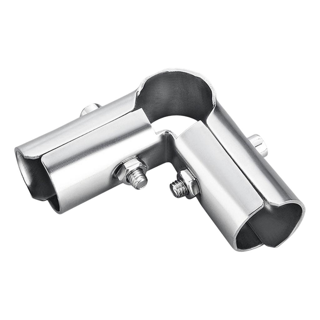 5 Stück Edelstahlrohr-Verbindungsstücke für Schränke und Gewächshäuser Rundrohrverbinder Trockengestell-Fittings