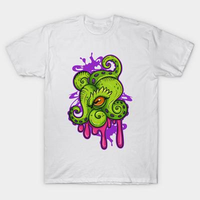 T Shirt Women Tentacled Harajuku Print Kawaii Tshirt Summer Short Sleeve Female T-Shirt Top Tee