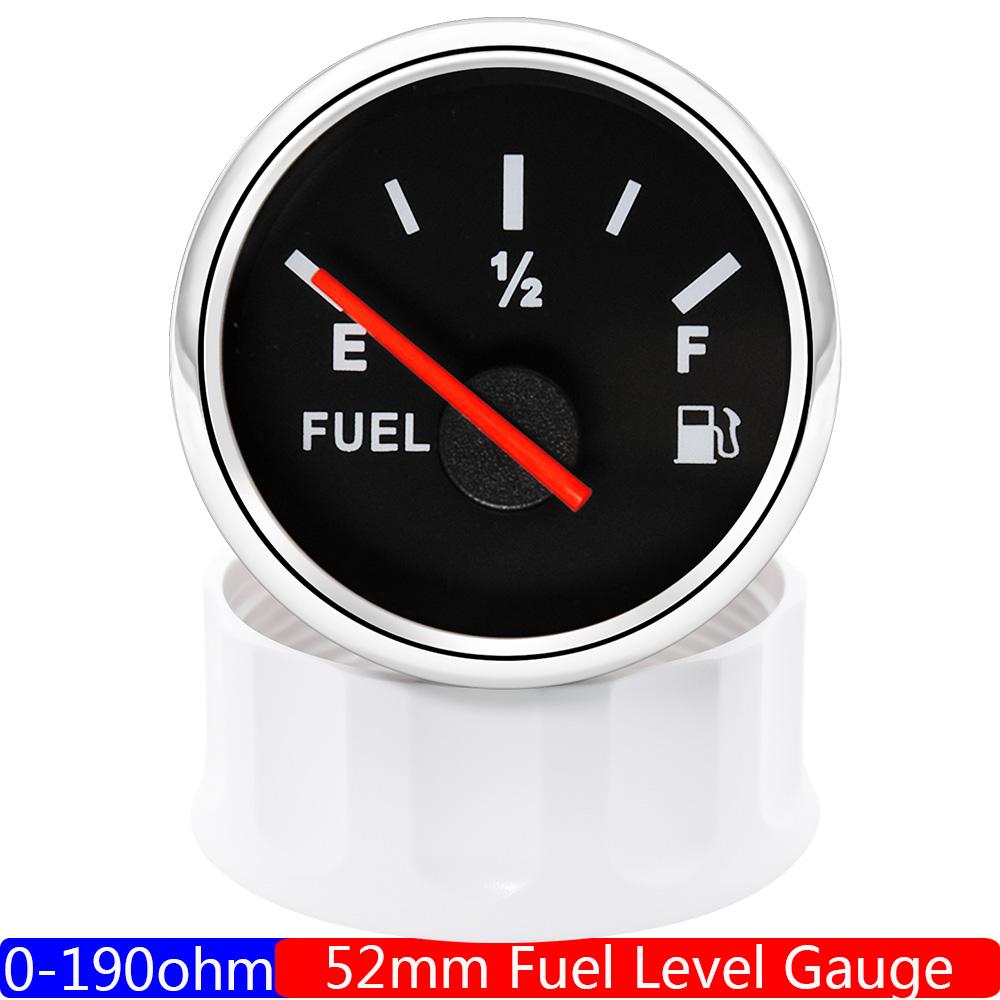 

Индивидуальный датчик уровня топлива 0-190 Ом красный светодиод 2 52 мм индикатор уровня топлива в баке для автомобиля RV морской лодки 12 В 24 В