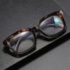 -0.5 -0.75 To -6.0 Anti Blue Light Square Prescription Spectacles Women Men Spring Leg Farsightedness Glaasses +0.5 +1.0 To +4.0