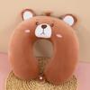 Customizable Cartoon Embroidery U-Shaped Memory Foam Neck Pillow for Travel & Home