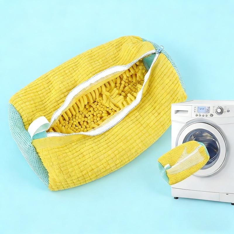 1pcs Washing Shoes Bag Cotton Laundry Net Fluffy fibers Easily remove dirt Washing Bags Anti-deformation Shoes Clothes Organizer