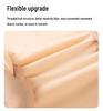 Women's High-Waisted Thermal Fleece Pants: Seamless Wool and Silk Base Layer for Indoor Autumn/Winter Wear.