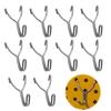 Perforated Board Hooks (Set of 10) - Perforated Board Hooks, Perforated Board Mounting Hardware, Perforated Board Fasteners, Perforated Hangers