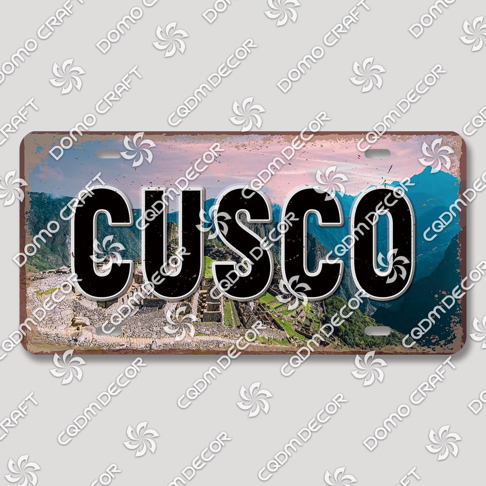 Retro National City Plaques Metal Plate Chile Brazil Mexico Metal Tin Signs Garage Car Club Living Room Home Wall Decor