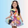Kpop Hunter Girls 3d Devil Dress New Summer Linen Cute Casual Fashion Bestseller For Children