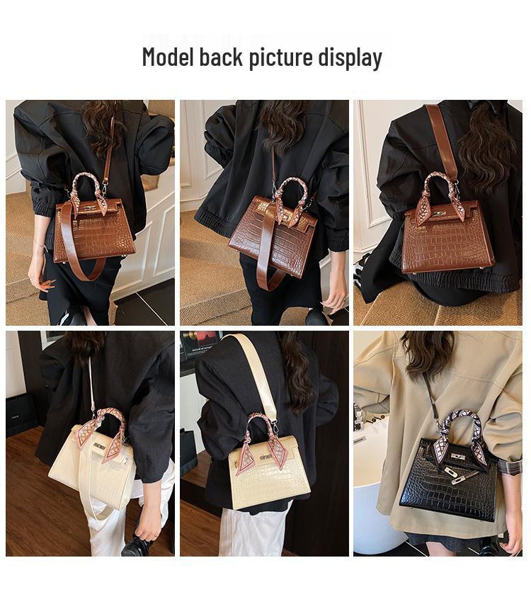 2025 Women's Crossbody Small Square Kelly Bag – Trendy, High-End & Fashionable