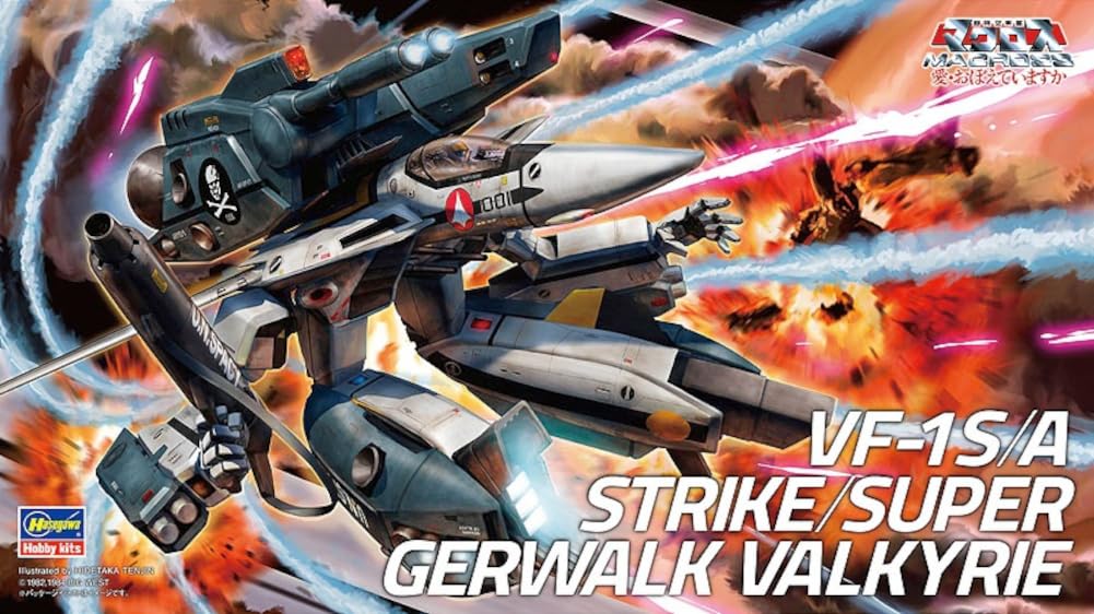 Hasegawa Super Dimension Fortress Do You Remember Gerwalk Valkyrie Scale Plastic Model Kit 26 Macross Love? VF-1S/A Strike/Super 1/72