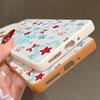 Blue Stars Bowknots Pattern Case For Xiaomi Redmi Note 14 13 Pro 5G 4G 12 11 Funda Xiaomi 14T 13T 11T Pro Leather Texture Silicone Cover