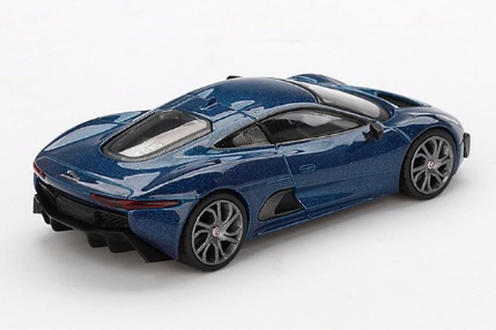 MINI GT Jaguar Blue Finished Model 1/64 C-X75 (Left-Hand Drive) MGT00884-BL