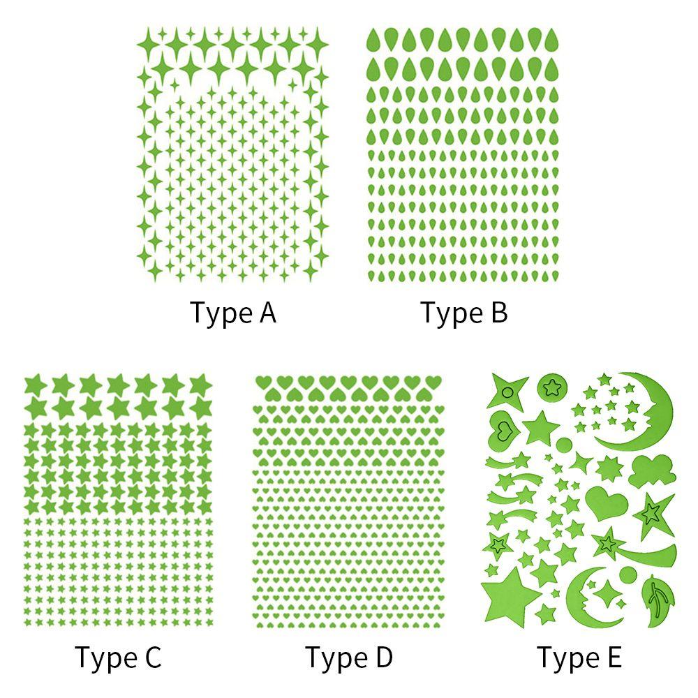 Gift Home Decoration Starry Ceiling DIY Wall Decals 3D Luminous Stickers Dots Drops Shape Glow In The Dark