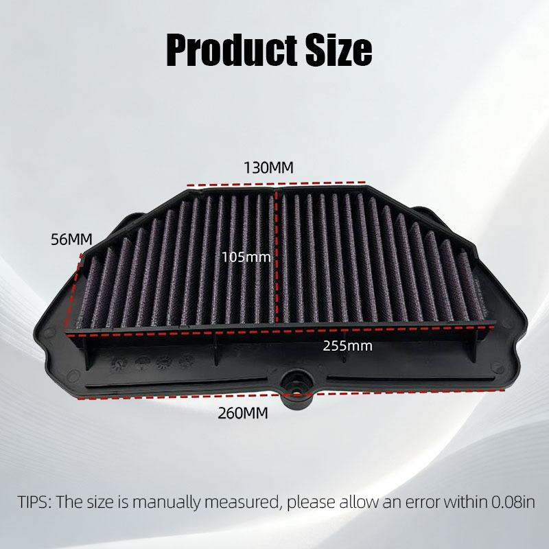 Ninja ZX-6R Motorcycle Air Filter For Kawasaki Ninja ZX6R ZX636 ZX636F ZX636E ZX600R ABS Air Intake Filter Element 11013-0036