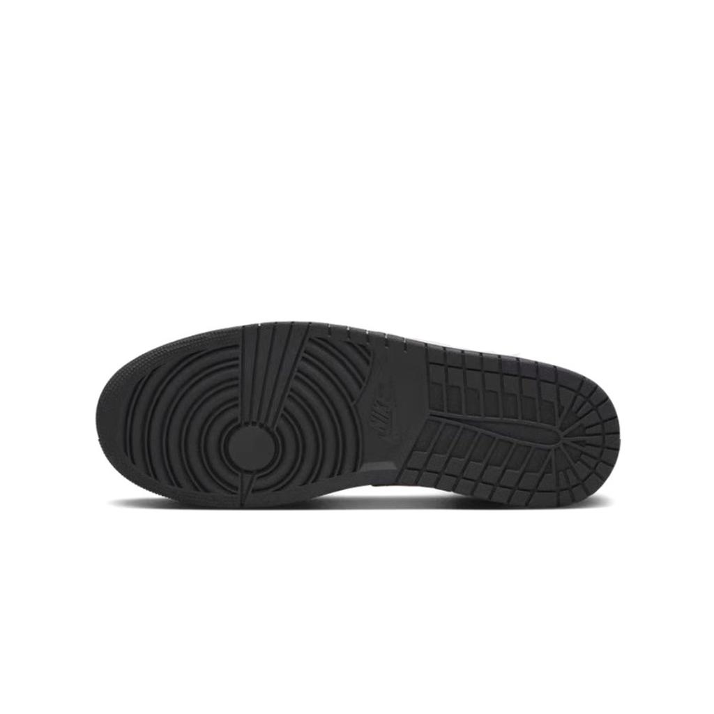 Jordan Air Jordan 1 Slidstærke Lave Skateboard Sko Unisex Sort Hvid 553558-172(Team210-)