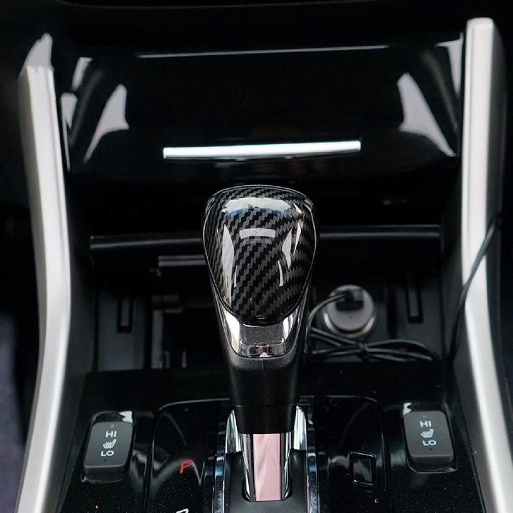 Ruihe Carbon Fiber Color Interior Gear Shift Knob Decorator Cover For Honda Accord 2013 2014 2015 2016 2017
