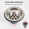 1Set Corrosion Resistance Basin Drain Simple Structure Easy To Install Sink Filter Accessories Durable Stainless Steel