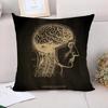 Cushion Cover  Anatomical Skeleton Pillow Cases Pillowcase Pillowcases for Pillows X Cushions Covers for Bed Pillows