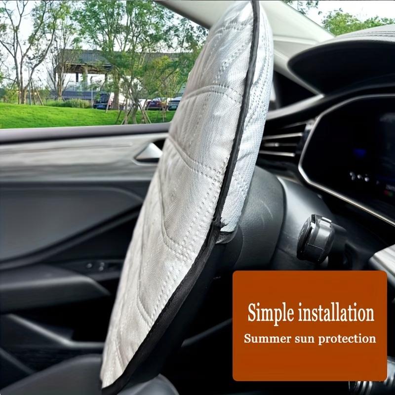 Universal Car Steering Wheel Cover, Heat-insulating, Sun-protective, And Compatible With Multiple Car Models