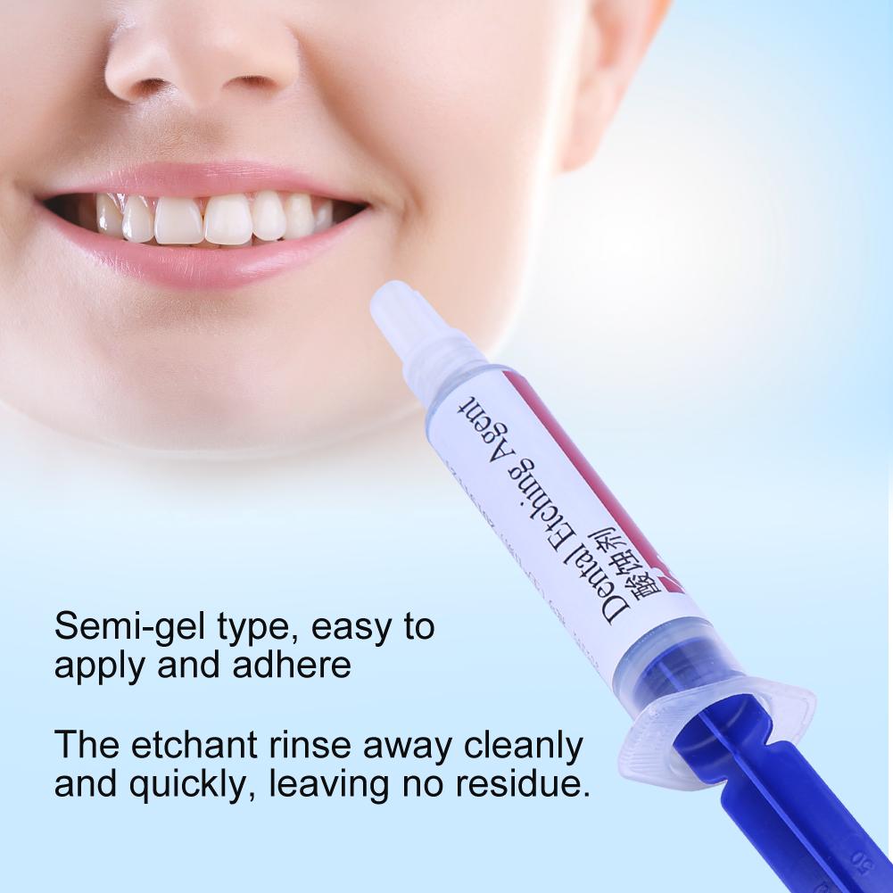 Zahnätzmittel 37% Phosphorsäure Ätzgel Spritze Zahnpflegeset Werkzeuge