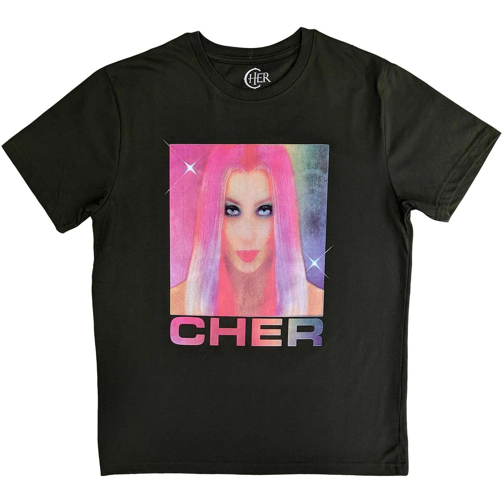 Cher Pink Hair Official Tee T-Shirt Mens Unisex 2XL