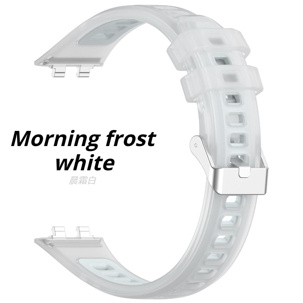 Silicone Band For Huawei Band 11 Pro Strap Smart Wrist Watchband Metal Buckle Sport Replacement bracelet for Huawei Band 11 NFC Correa Accessories
