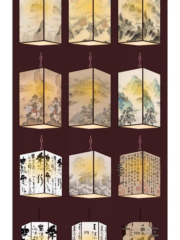 Cultural Tourism Homestay: Calligraphy, Poetry & Lantern Decor In a Scenic Chinese-Style Landscape