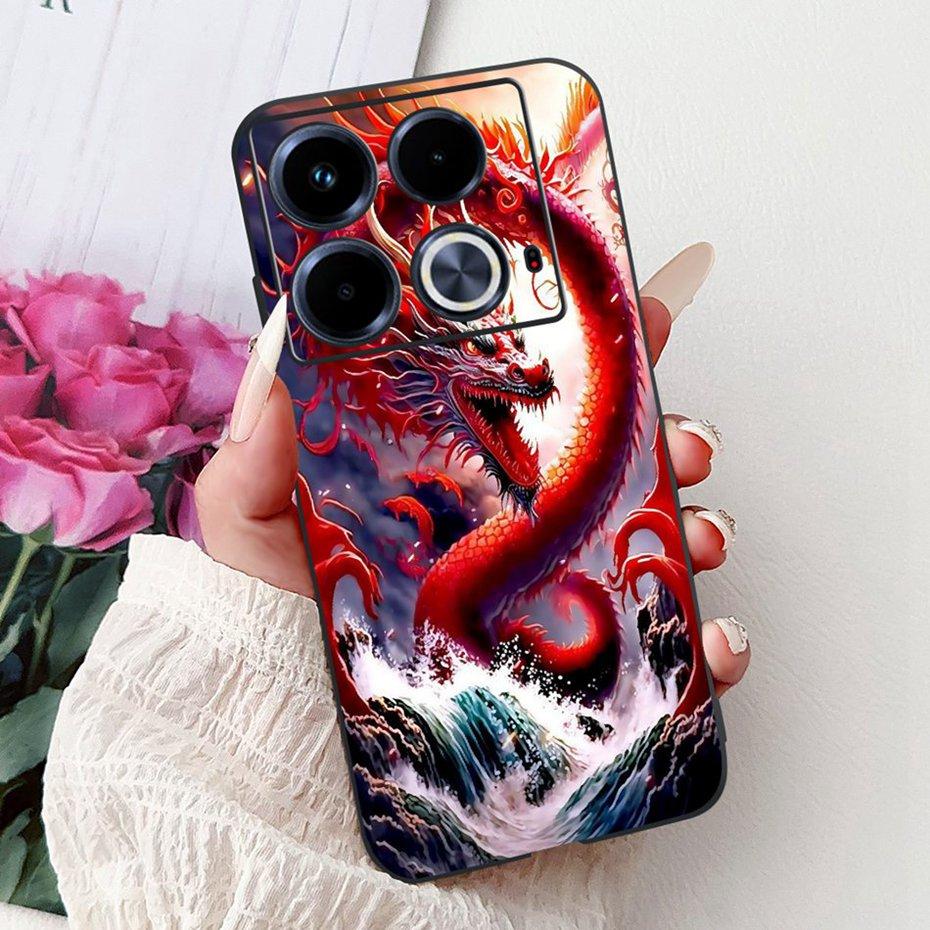 Fashion Painting Case For Infinix Note 40 40Pro Pro+ Soft Silicone TPU Phone Cases For Infinix Note40 40 Pro Plus Covers Bumpers