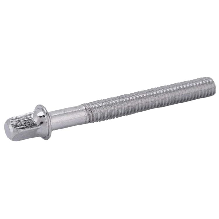 10Pcs Long Drum Tension Rod Metal Tight Screw Snare Bass Drum Hardware Parts