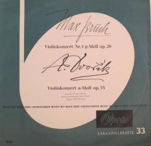 

LP Record MAX BRUCH / ANTONÍN DVOŘÁK , BRONIS - Violinkonzert Nr. 1 G-moll Op. 26 / XP2930 Opera 1957 Germany Classical Used