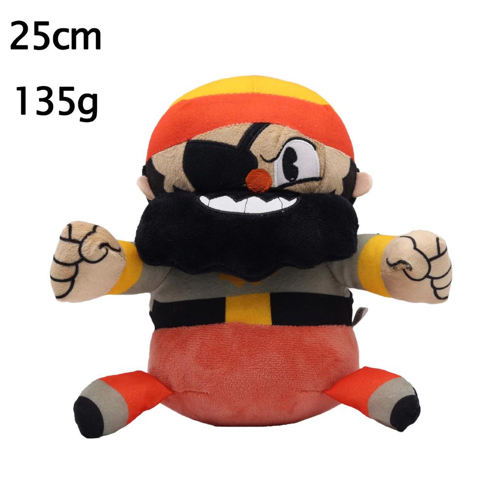 Cuphead Red & Blue Plush Toy Doll