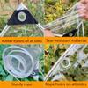 Waterproof Garden Rain Cover Dust-proof Rainproof Cloth Transparent Waterproof Tarpaulins  Outside