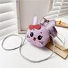 Bunny Bow Polyester Cute Childlike Cartoon Slung Shoulder Bag Is Light Super