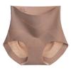 Large Size Female Spring and Autumn Abdominal Non Mark Breathable Light Plastic 10A Antibacterial Crotch High Waist Triangle Briefs