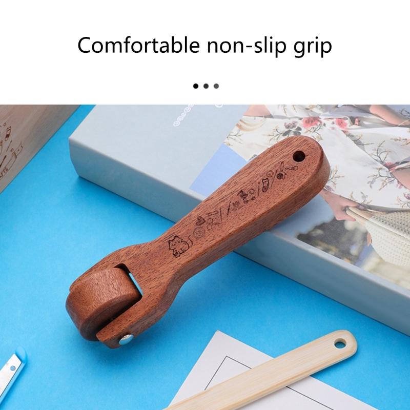 Seam Roller, Wood Tailor Clapper Tool Seam Flattening Tool Accessory with Comfortable Handle for Quilting for Craftsmen