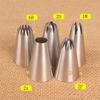 5Pcs Set Russian Icing Piping Nozzles 1M 2A 2D 2F 6B for Cake Fondant Decor Confectionery Flower Cream Kitchen Pastry Tools