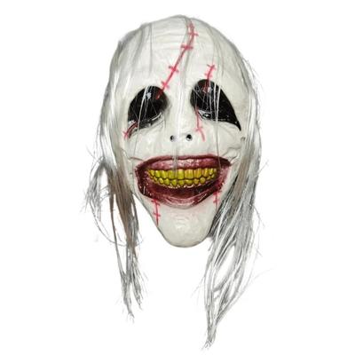 Párty Dárek Realistická Halloweenská Maska Jokera Strašidelná Plná Obličejová Maska s Krví a Jizvou Kreativita Vtipná Strašidelná Maska Klauna Strašidelný Dům
