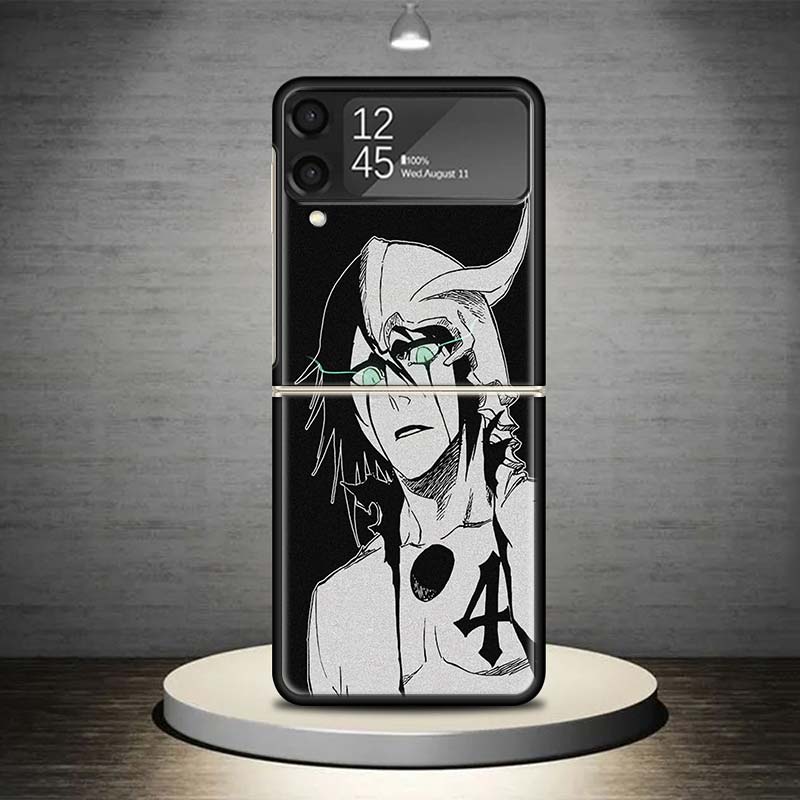 Bleach Ulquiorra Cifer 4 Phone Case For Samsung Galaxy Z Flip 7 6 5 4 3 5G Shockproof Cover Z Flip7 Flip6 ZFlip5 Flip3 Flip4 Lux