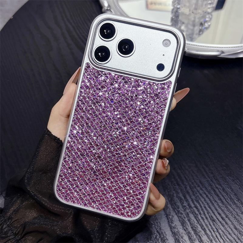 Glitter Rhombus Sequin Drop-Proof Case for Apple iPhone 13-17 Pro Max